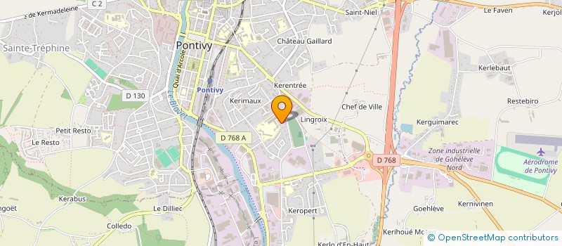 localisation de l'entreprise MADAME ANNE-LAURE CORBEL  SAINT-THURIAU