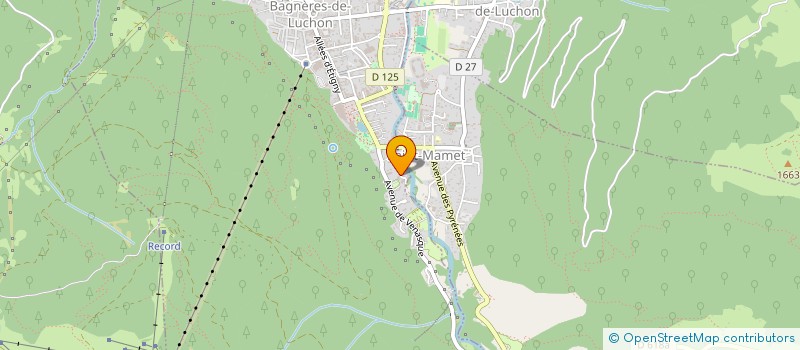 localisation de l'entreprise MADAME ANNE-LAURE CORO  BAGNERES-DE-LUCHON