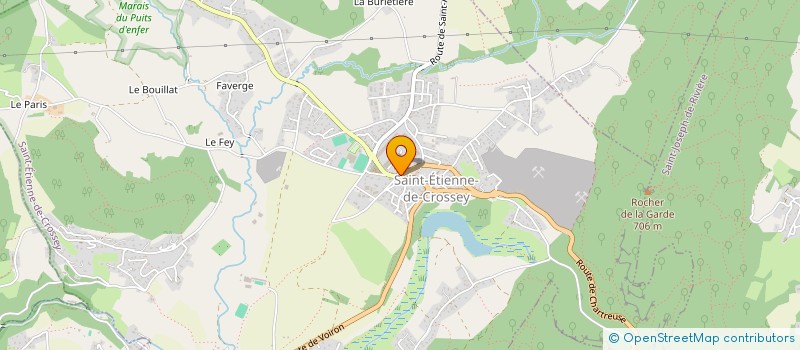 localisation de l'entreprise MADAME ANNE-LAURE COTTE-BOUTEILLAT  SAINT-ETIENNE-DE-CROSSEY