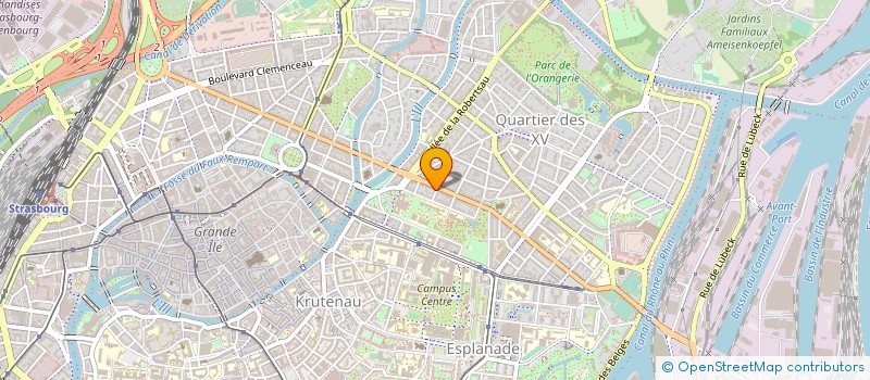 localisation de l'entreprise MADAME ANNE-LAURE COTTENCIN à STRASBOURG