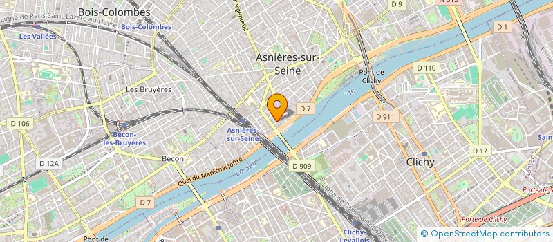 localisation de l'entreprise MADAME ANNE-LAURE CRESTEY  ASNIERES-SUR-SEINE