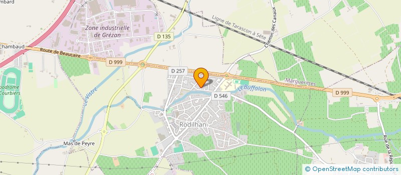 localisation de l'entreprise MADAME ANNE-LAURE CUEILLE  RODILHAN