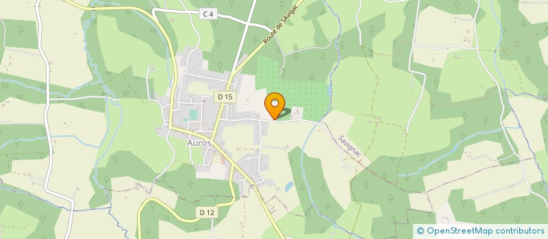 localisation de l'entreprise MADAME ANNE-LAURE DALLET  AUROS