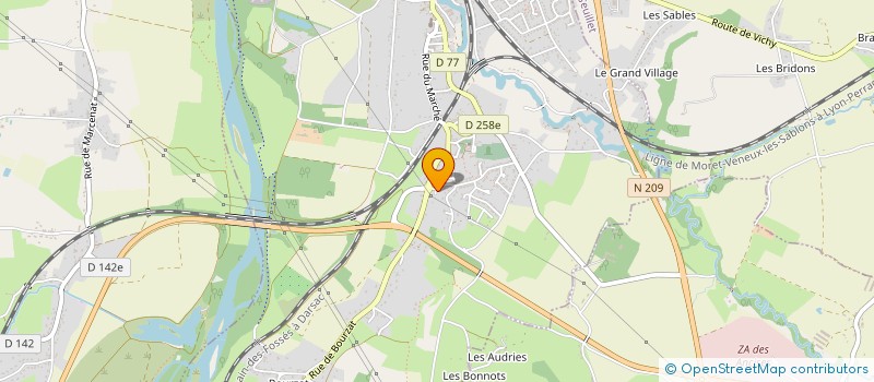 localisation de l'entreprise MADAME ANNE-LAURE DEGOUTTE  SAINT-GERMAIN-DES-FOSSES