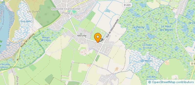 localisation de l'entreprise MADAME ANNE-LAURE DELACOUR  MERVILLE-FRANCEVILLE-PLAGE