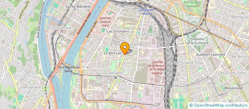 localisation de l'entreprise MADAME ANNE-LAURE DELFOSSE  LYON