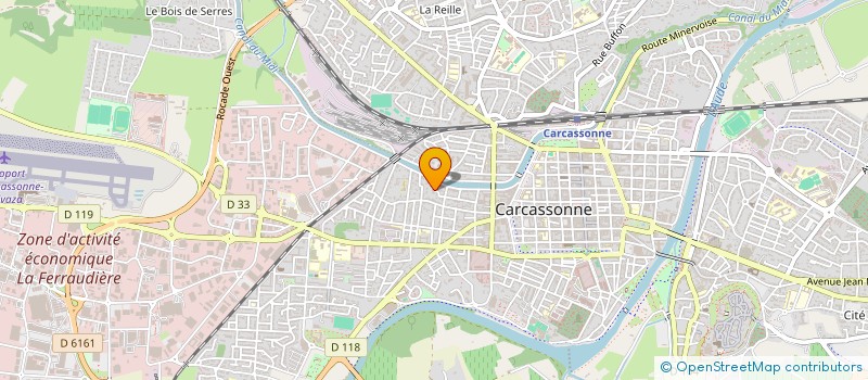 localisation de l'entreprise MADAME ANNE-LAURE DELWARDE à CARCASSONNE