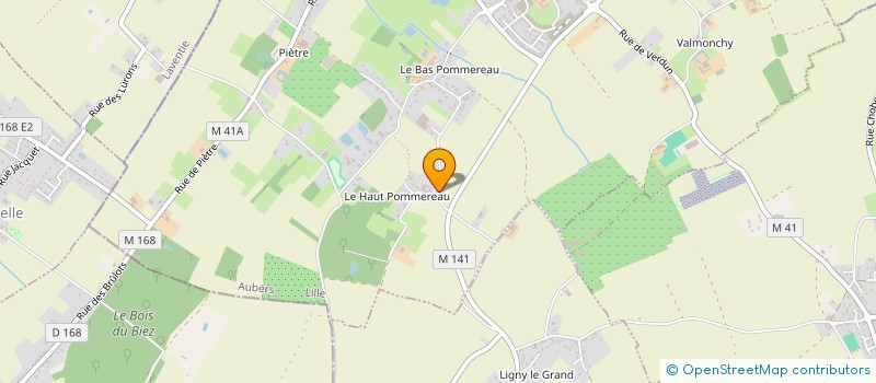 localisation de l'entreprise MADAME ANNE-LAURE DESREUMAUX à AUBERS