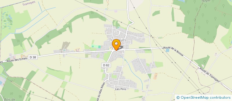 localisation de l'entreprise MADAME ANNE-LAURE DIDIER  TRAMOYES