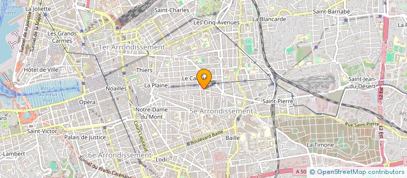localisation de l'entreprise MADAME ANNE LAURE DUBOIS à MARSEILLE