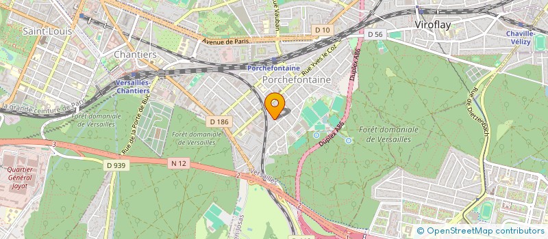 localisation de l'entreprise MADAME ANNE LAURE DUGUET à VERSAILLES