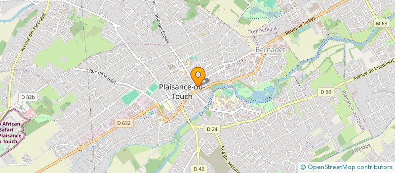 localisation de l'entreprise MADAME ANNE-LAURE DUMEAUX à TOULOUSE