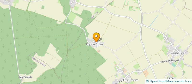 localisation de l'entreprise MADAME ANNE LAURE DUTEIL  BEAUVOIR-SUR-NIORT