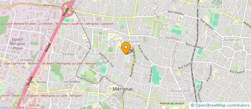 localisation de l'entreprise MADAME ANNE LAURE ENGASSER à MERIGNAC