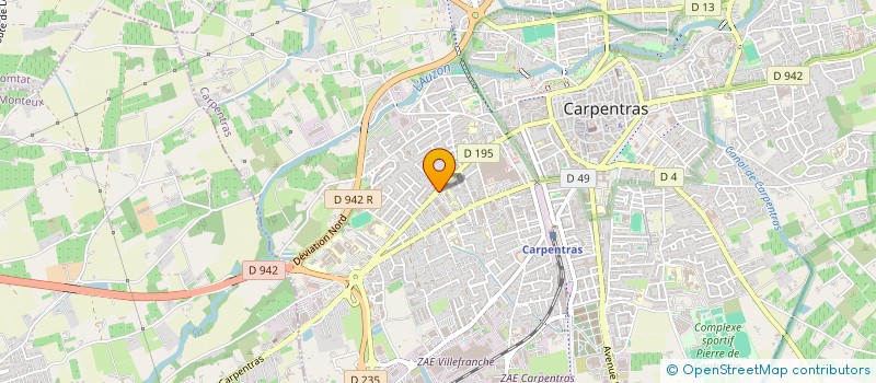 localisation de l'entreprise MADAME ANNE-LAURE EYRAUD à CARPENTRAS