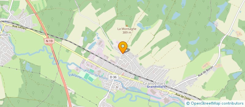 localisation de l'entreprise MADAME ANNE LAURE FASCINA à GRANDVILLARS