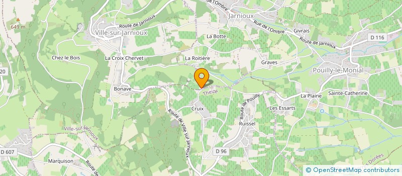 localisation de l'entreprise MADAME ANNE-LAURE FAYOLLE  VILLE-SUR-JARNIOUX