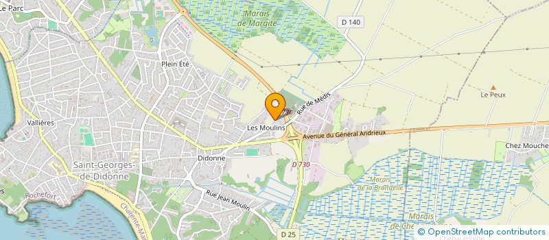 localisation de l'entreprise MADAME ANNE-LAURE FIEVRE  SAINT-GEORGES-DE-DIDONNE