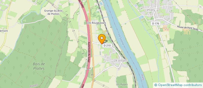 localisation de l'entreprise MADAME ANNE-LAURE FLAMAND  LE VILLARS