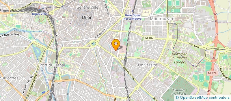 localisation de l'entreprise MADAME ANNE-LAURE FLEURANCE  DIJON