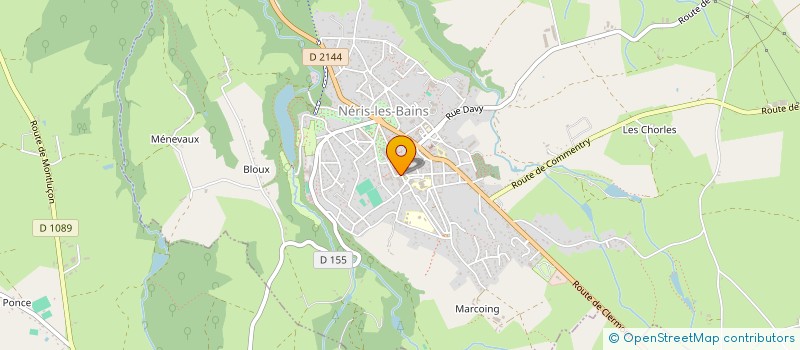 localisation de l'entreprise MADAME ANNE-LAURE FOURNET  NERIS-LES-BAINS