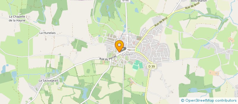 localisation de l'entreprise MADAME ANNE-LAURE FREROU  GOVEN