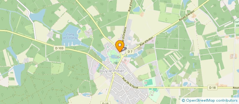 localisation de l'entreprise MADAME ANNE-LAURE FREYERMUTH à JOUY-LE-POTIER