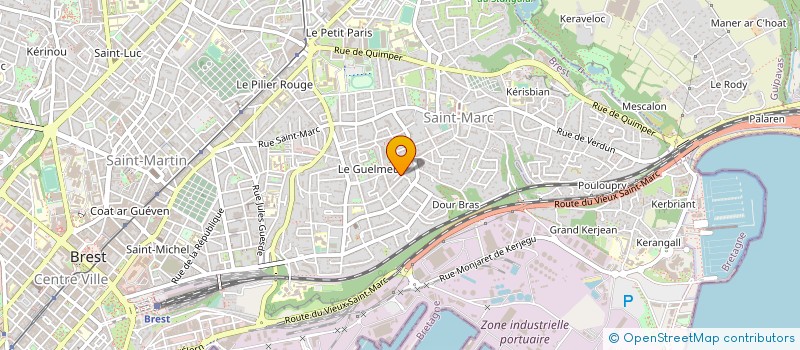localisation de l'entreprise MADAME ANNE LAURE GAC à BREST