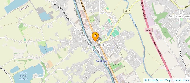 localisation de l'entreprise MADAME ANNE LAURE GALLOT  SAINT-JORY