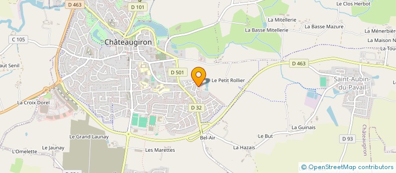 localisation de l'entreprise MADAME ANNE-LAURE GAUDU  VITRE