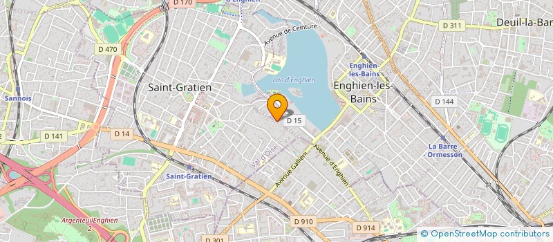 localisation de l'entreprise MADAME ANNE-LAURE GAUTIER à ENGHIEN-LES-BAINS