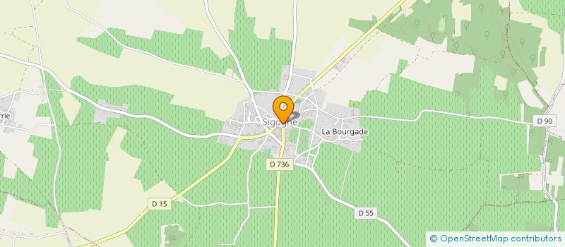 localisation de l'entreprise MADAME ANNE-LAURE GAUTIER à SIGOGNE