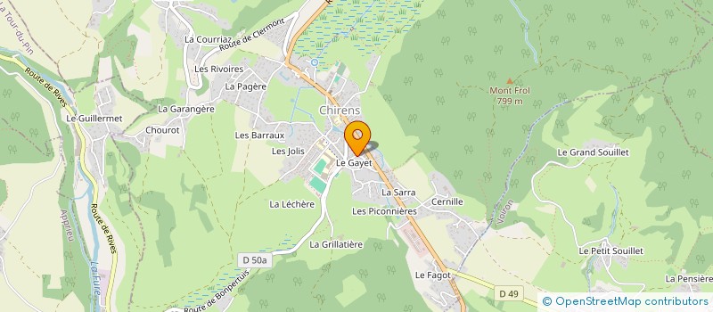 localisation de l'entreprise MADAME ANNE-LAURE GAY  CHIRENS