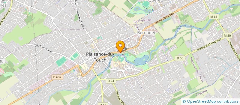 localisation de l'entreprise MADAME ANNE-LAURE GEAY  PLAISANCE-DU-TOUCH