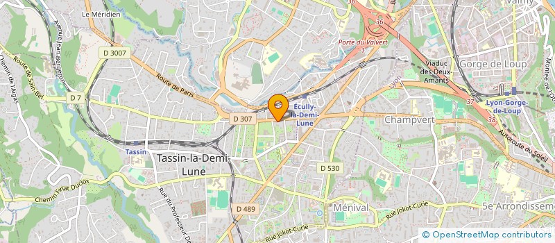 localisation de l'entreprise MADAME ANNE-LAURE GERARD  TASSIN-LA-DEMI-LUNE