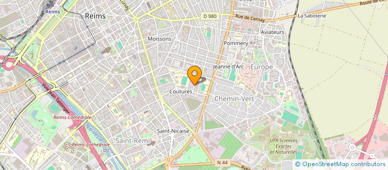 localisation de l'entreprise MADAME ANNE LAURE GERVAIS  REIMS