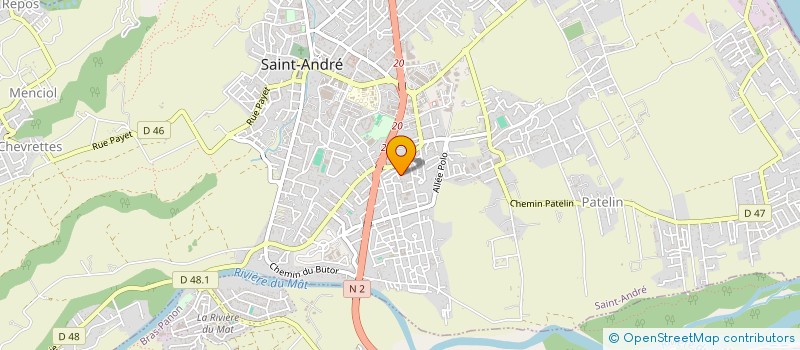 localisation de l'entreprise MADAME ANNE LAURE GIRAUD à SAINT-ANDRE