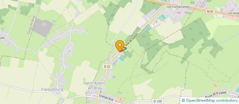 localisation de l'entreprise MADAME ANNE-LAURE GOBBI  SAINT-AUBIN-EN-BRAY
