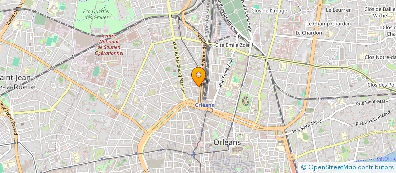 localisation de l'entreprise MADAME ANNE-LAURE GODIN à ORLEANS