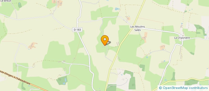 localisation de l'entreprise MADAME ANNE-LAURE GODIVEAU  VAL D'ERDRE-AUXENCE