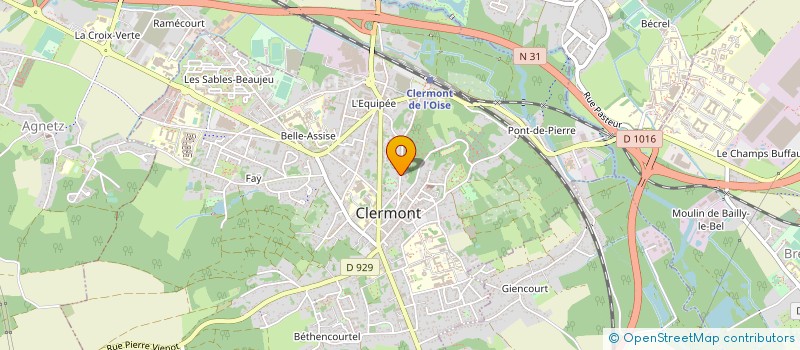 localisation de l'entreprise MADAME ANNE-LAURE GONICHON à CLERMONT