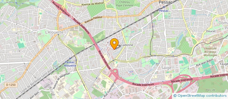 localisation de l'entreprise MADAME ANNE-LAURE GREZEL  PESSAC