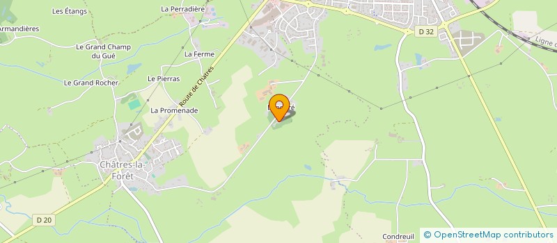 localisation de l'entreprise MADAME ANNE LAURE GUEDON  EVRON