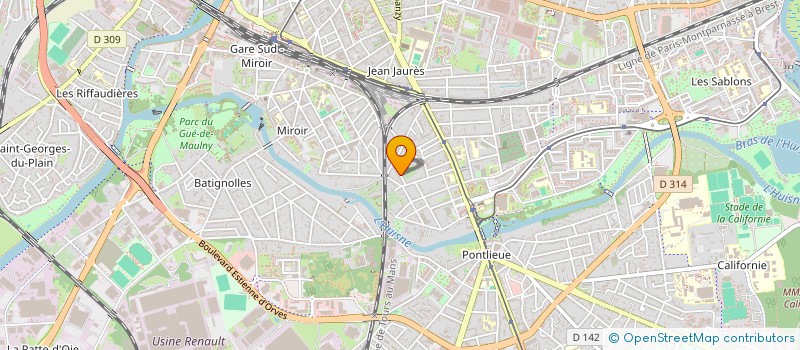 localisation de l'entreprise MADAME ANNE LAURE GUERINEAU DE LAMERIE  LE GRAND-LUCE