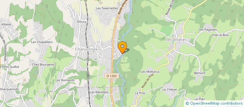 localisation de l'entreprise MADAME ANNE-LAURE GUILLER  CHARVONNEX