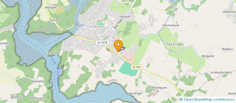 localisation de l'entreprise MADAME ANNE-LAURE GUILLEUX  LE BONO