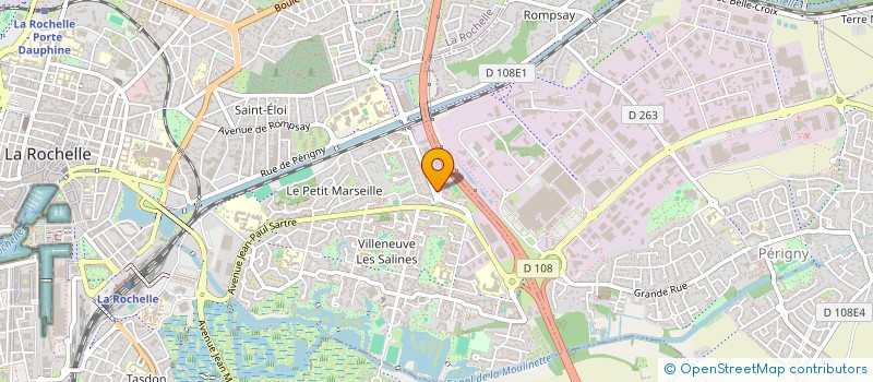 localisation de l'entreprise MADAME ANNE-LAURE GUIN  LA ROCHELLE