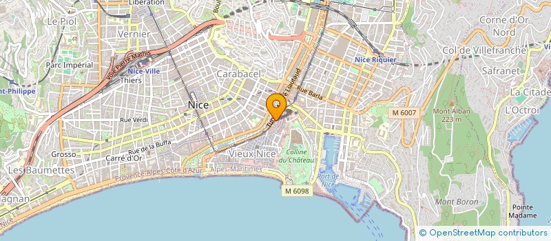 localisation de l'entreprise MADAME ANNE-LAURE HAMON à NICE