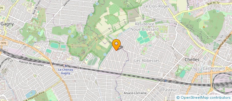 localisation de l'entreprise MADAME ANNE-LAURE HILSENKOPF  GAGNY