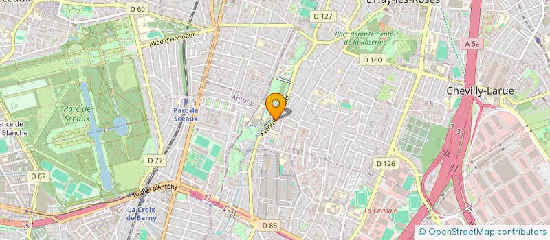 localisation de l'entreprise MADAME ANNE LAURE HODONOU  L'HAY-LES-ROSES